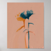 Een Florence Partnership - Abstracte bloemen Poster (Voorkant)