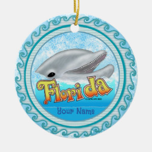 Een Floridavleugel Keramisch Ornament