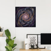 Een fluistering gevangen in barnsteen poster (Thuiskantoor)