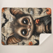 Een fluistering onder de Vellum hemel Sherpa Deken (Voorkant (horizontaal))