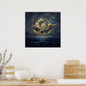 Een fluistering uit de leegte poster (Keuken)