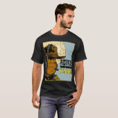 Een fluitje van bananen - apenklint (zwarte nero) t-shirt (Voorkant volledig)