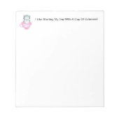 Een fluitje van bezuinigingen notitieblok (Voorkant)