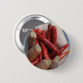 Een fluitje van Chili Ronde Button 5,7 Cm (Voorkant /achterkant)