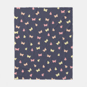 Een fluitje vlinders fleece deken (Voorkant)