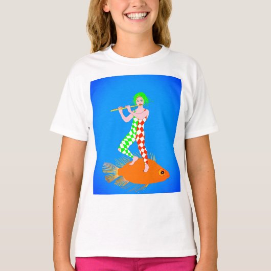 Een fluitspeler t-shirt (Voorkant)