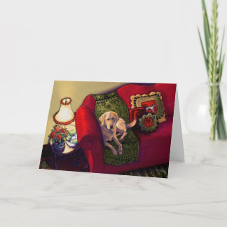 Een fluwelen respite kaart