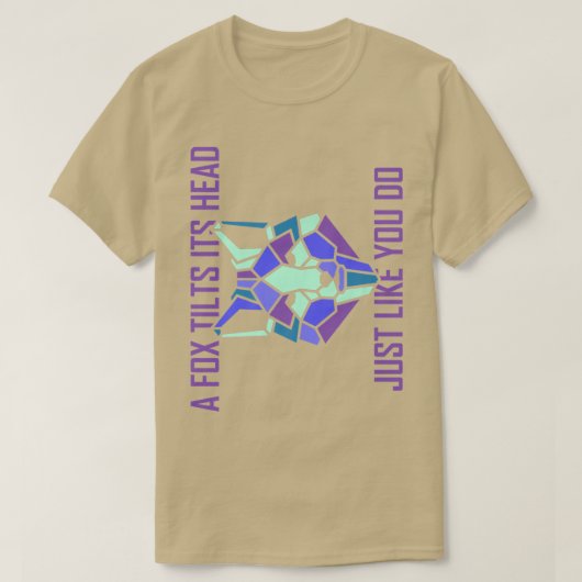 Een Fo kantelt zijn hoofd net als u voor Premium 5 T-shirt (Design voorkant)