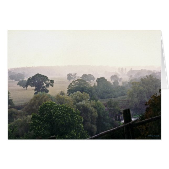 Een Foggy English Field (Voorkant Horizontaal)