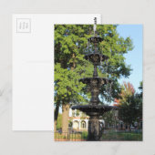 Een fontein in Pella Iowa Briefkaart (Voorkant / Achterkant)