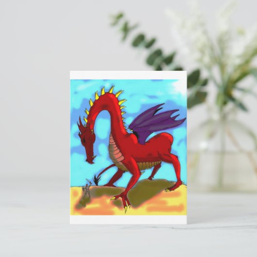 Een Foolish Knight Briefkaart (Staand voorkant)