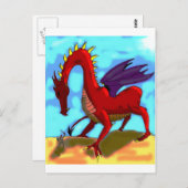 Een Foolish Knight Briefkaart (Voorkant / Achterkant)