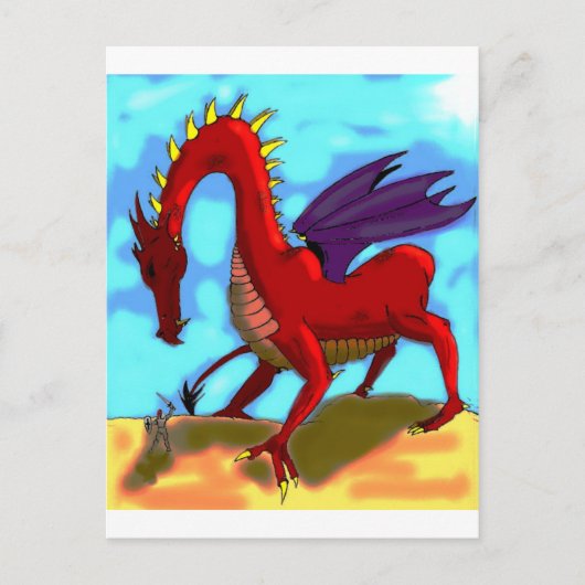 Een Foolish Knight Briefkaart (Voorkant)