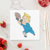 Een Football vangen Servet (Insitu)