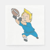 Een Football vangen Servet (Voorkant)