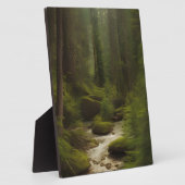 Een Forest Stream Tabletop Art Fotoplaat (Zijkant)