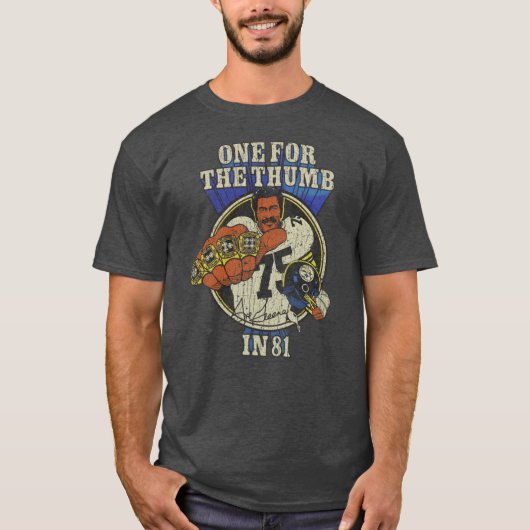 Een Forhehumb In 81 retro T-shirt (Voorkant)