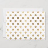 Eén foto Elegante gouden kerstkalligrafie Feestdagenkaart (Achterkant)