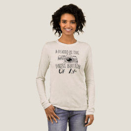 Een Foto Is De Pauzeknop Van Het Leven Tri-Blend Shirt