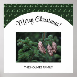 Een foto Kerstmis familie Poster