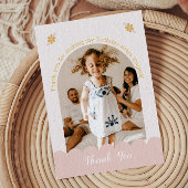 Een foto Magical Unicorn Pastel Dank u kaart