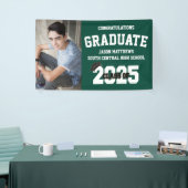 Een foto Medium Groen Afstuderen Banner (Beurs)