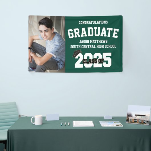 Een foto Medium Groen Afstuderen Banner (Beurs)