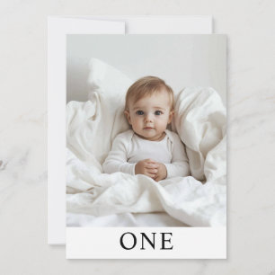 Eén foto   Mijn eerste jaar   Gepersonaliseerd Kaart