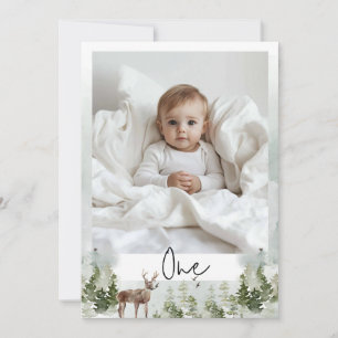 Eén foto   Mijn eerste jaar   Gepersonaliseerd Kaart