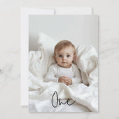 Eén foto | Mijn eerste jaar | Gepersonaliseerd Kaart (Voorkant)