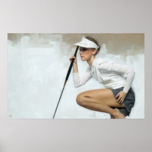 Een foto opmaken - Golf Canvas Art Print