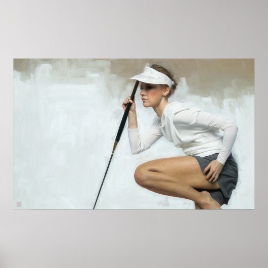 Een foto opmaken - Golf Canvas Art Print (Voorkant)