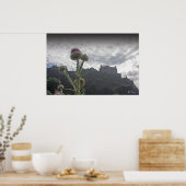 Een foto-poster van Edinburgh Castle. Poster (Keuken)