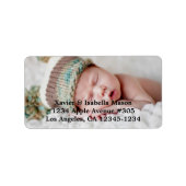 Een foto toevoegen etiket (Voorkant)