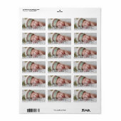 Een foto toevoegen etiket (Full Sheet)