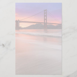 Een foto van de Golden Gate Bridge van San Francis Briefpapier