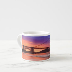 Een foto van de Golden Gate Bridge van San Francis Espresso Kop