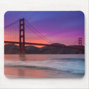 Een foto van de Golden Gate Bridge van San Francis Muismat