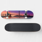 Een foto van de Golden Gate Bridge van San Francis Skateboard (Horizontaal)