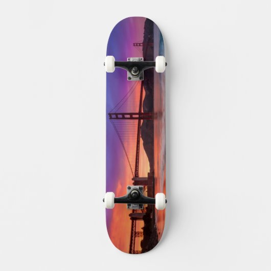 Een foto van de Golden Gate Bridge van San Francis Skateboard (Voorkant)