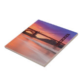 Een foto van de Golden Gate Bridge van San Francis Tegeltje (Zijkant)