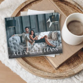 Een foto van de update van het bruiloft van planne aankondigingskaart