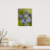 Een foto van het Engelse Poster Bluebells/Print (Keuken)