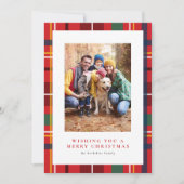 Een foto van Merry Kerstmis Feestdagenkaart (Voorkant)