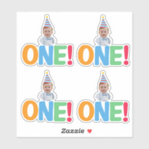 Eén foto verjaardag Cupcake Topper