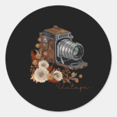 Een foto voor de eeuwigheid -  ronde sticker (Voorkant)