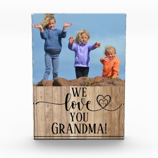 Eén foto waar we van houden, oma Moederdag Gift (Voorkant)