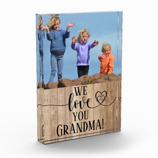 Eén foto waar we van houden, oma Moederdag Gift (Links)