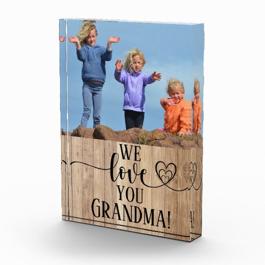 Eén foto waar we van houden, oma Moederdag Gift (Rechts)