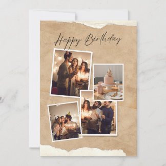 Een fotocollage van tijdloze herinneringen? kaart